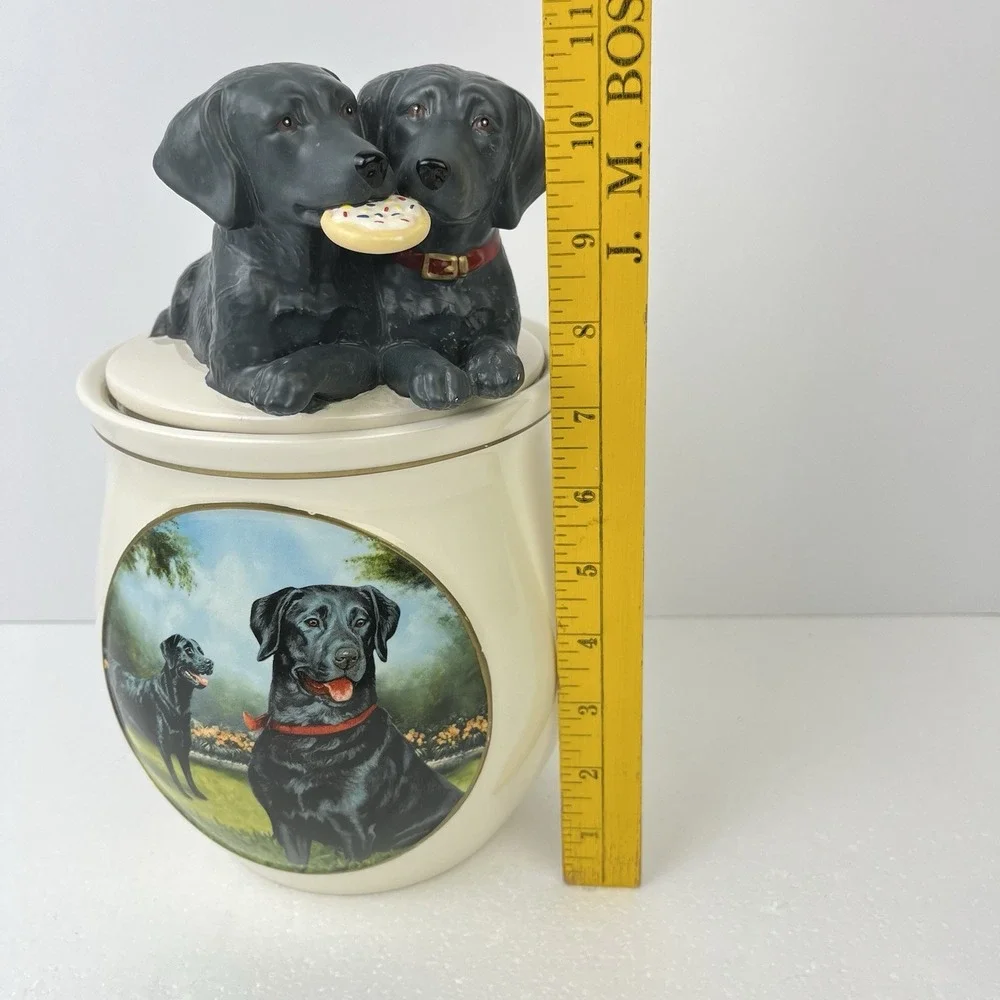 Bradford Exchange Rare Black Lab Cookie Jar Labrador Retriever Limited‎ 2014